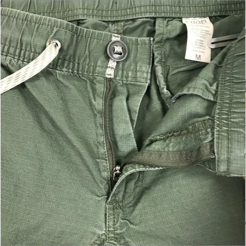VUORI DuraTerra Ripstop Climber Pants Men M Green Outdoor Everyday Travel Hiking